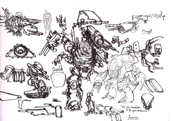 Kali Mech Sketches - Matt Sheill